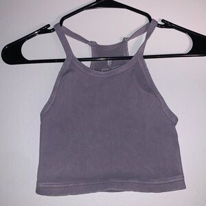 Free people movement purple, crop top!